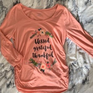 Motherhood Maternity Thanksgiving Shirt